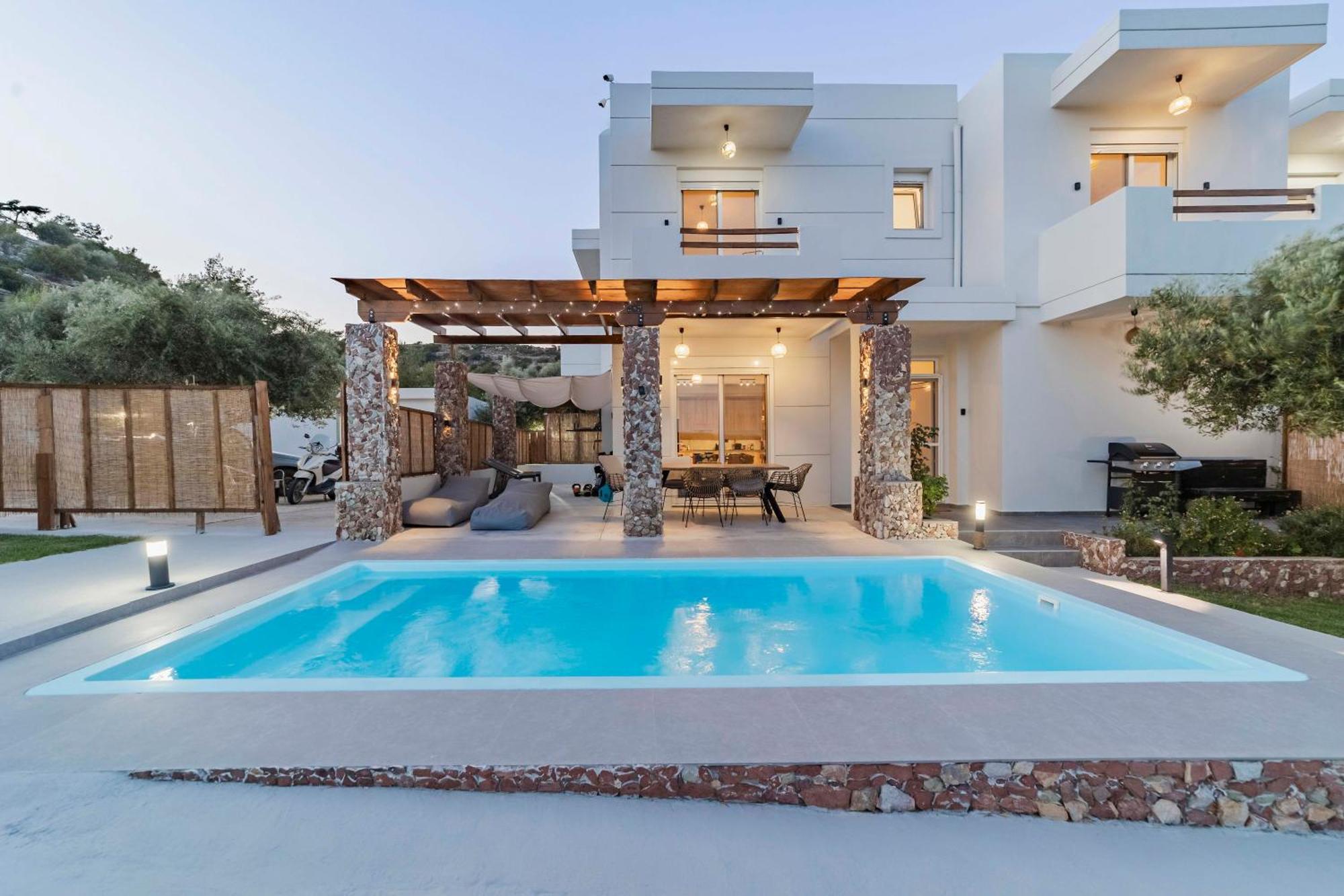 Villa Tranquila Rhodes Psinthos Ngoại thất bức ảnh